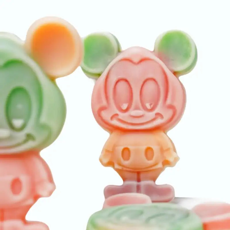 Bonbons de cire de grande taille en forme de Mickey remplis de sirop