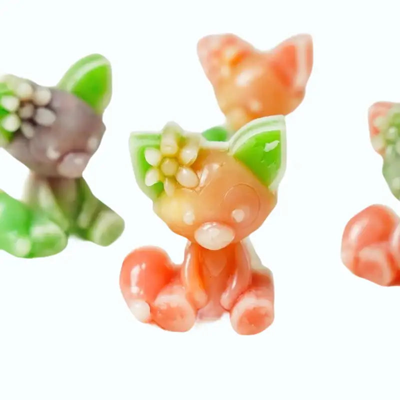 Forme d'écureuil avec fleurs - Saveur fruits mélangés