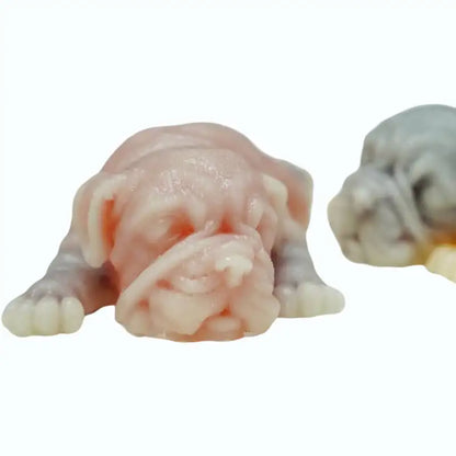 Chien Pitbull 3D - Garniture de confiture de fruits mélangée à de la gelée
