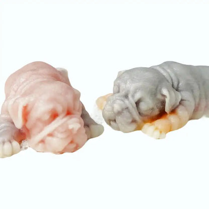 Chien Pitbull 3D - Garniture de confiture de fruits mélangée à de la gelée
