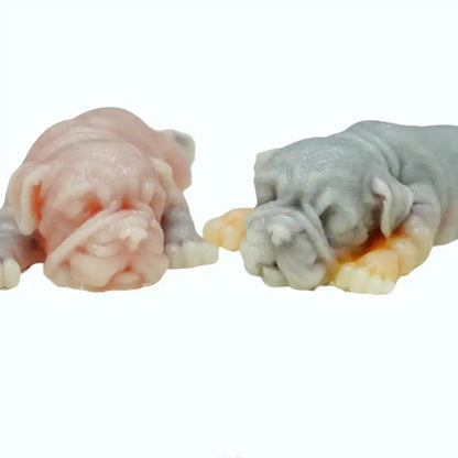 Chien Pitbull 3D - Garniture de confiture de fruits mélangée à de la gelée