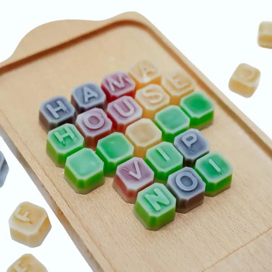 Combo de bonbons de cire de 20 lettres